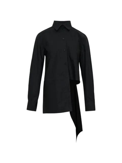 asymmetric-hem shirt by MSGM