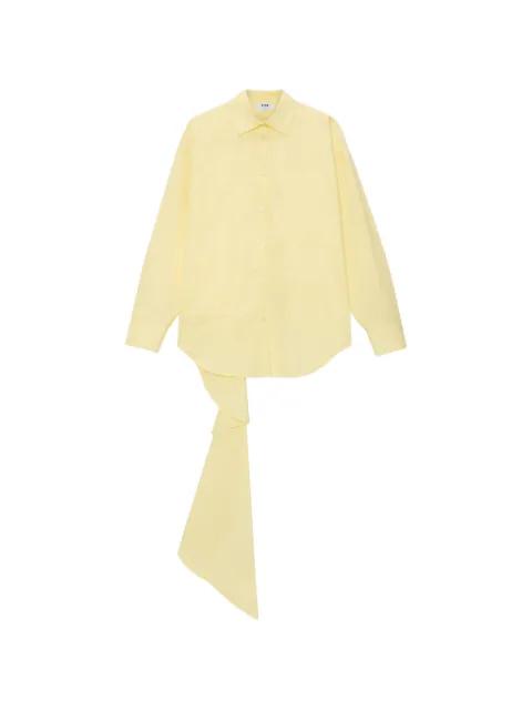 asymmetric long-sleeve shirt by MSGM