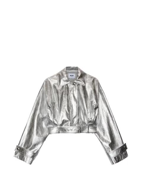 belted jacket by MSGM