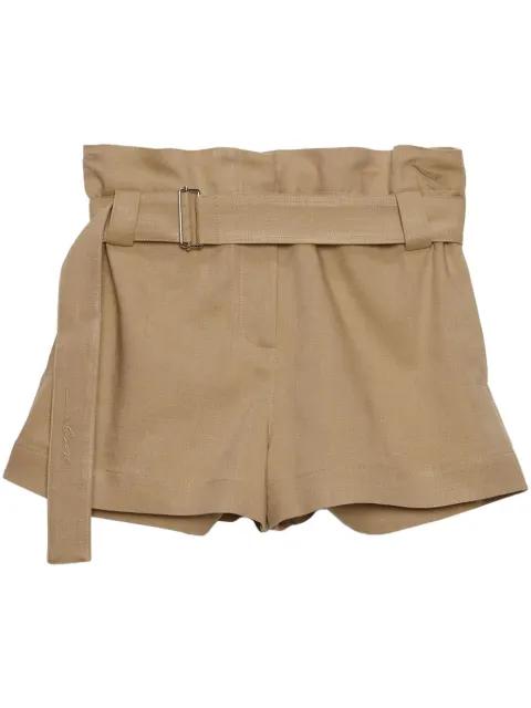 belted shorts by MSGM
