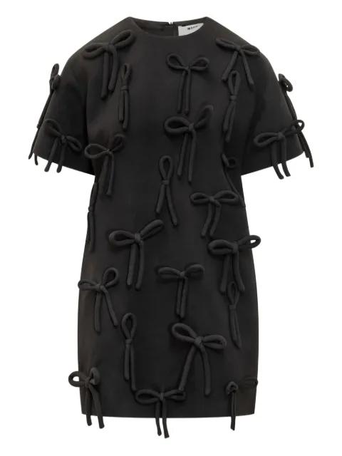bow-embellished dress by MSGM