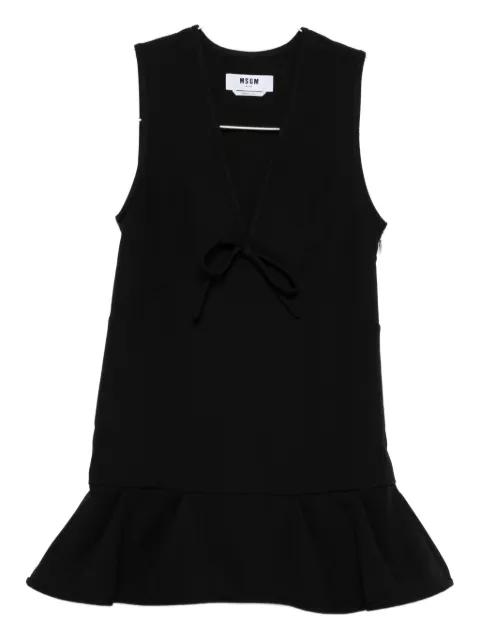 bow-embellished dress by MSGM