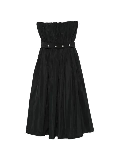buttoned belted dress by MSGM