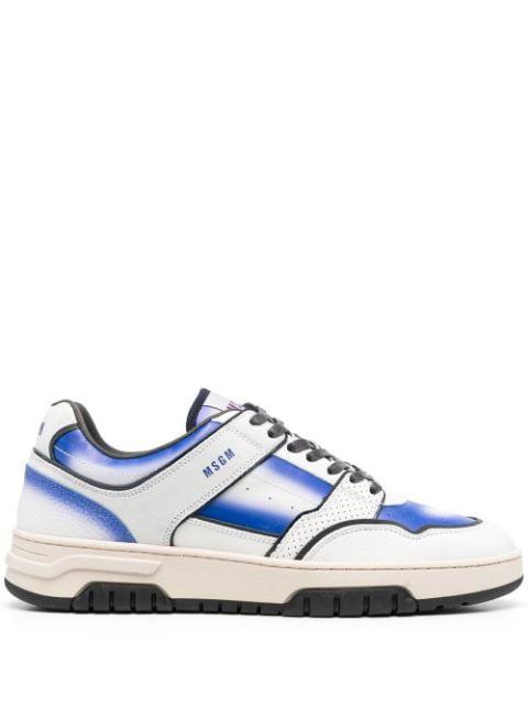 calf leather sneakers by MSGM