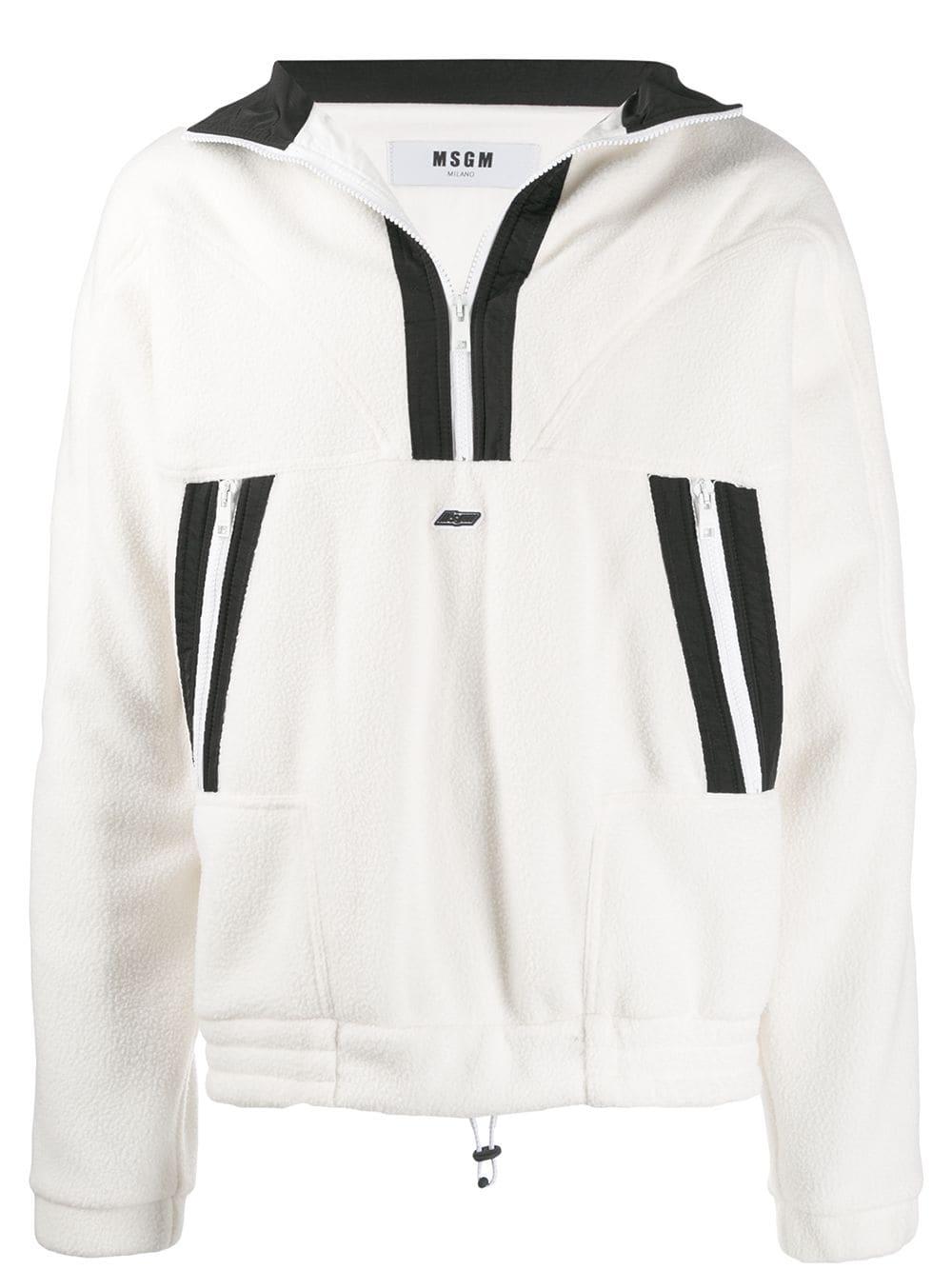 contrast stripe sweatshirt by MSGM