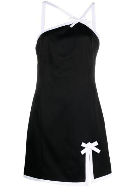 contrast-trim minidress by MSGM