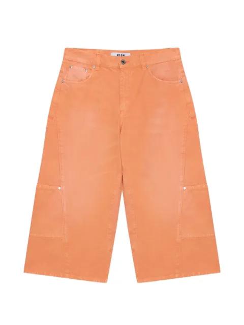 crop cargo jeans by MSGM