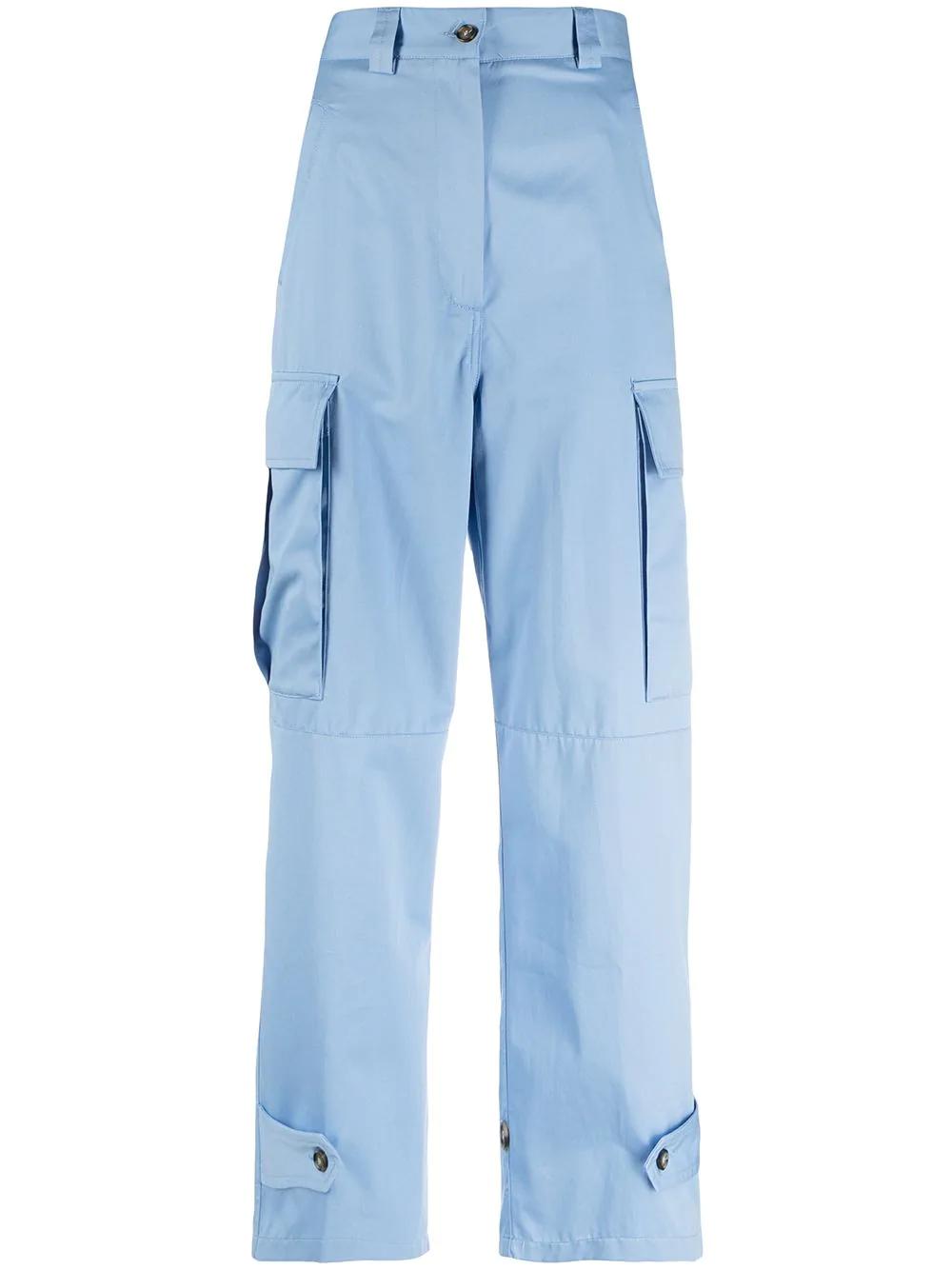 cropped high-waist trousers by MSGM