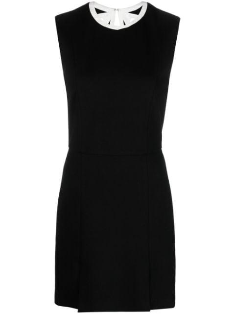 cut-out detail sleeveless minidress by MSGM