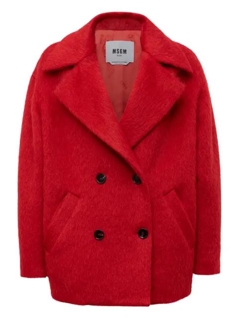 double-breasted coat by MSGM