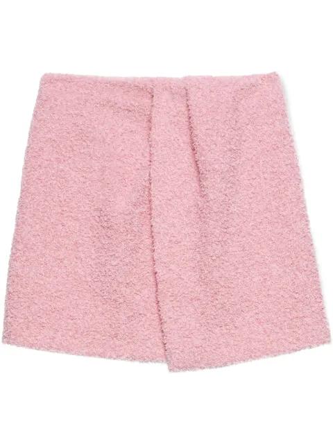 draped midi skirt by MSGM