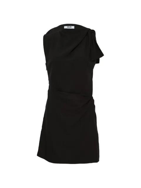 draped sleeveless mini dress by MSGM
