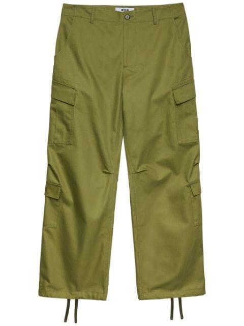 drawstring cargo trousers by MSGM