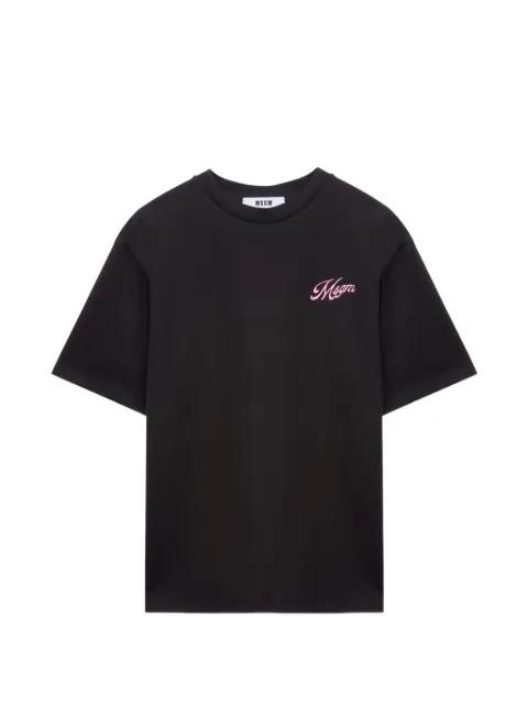 embroidered T-shirt by MSGM