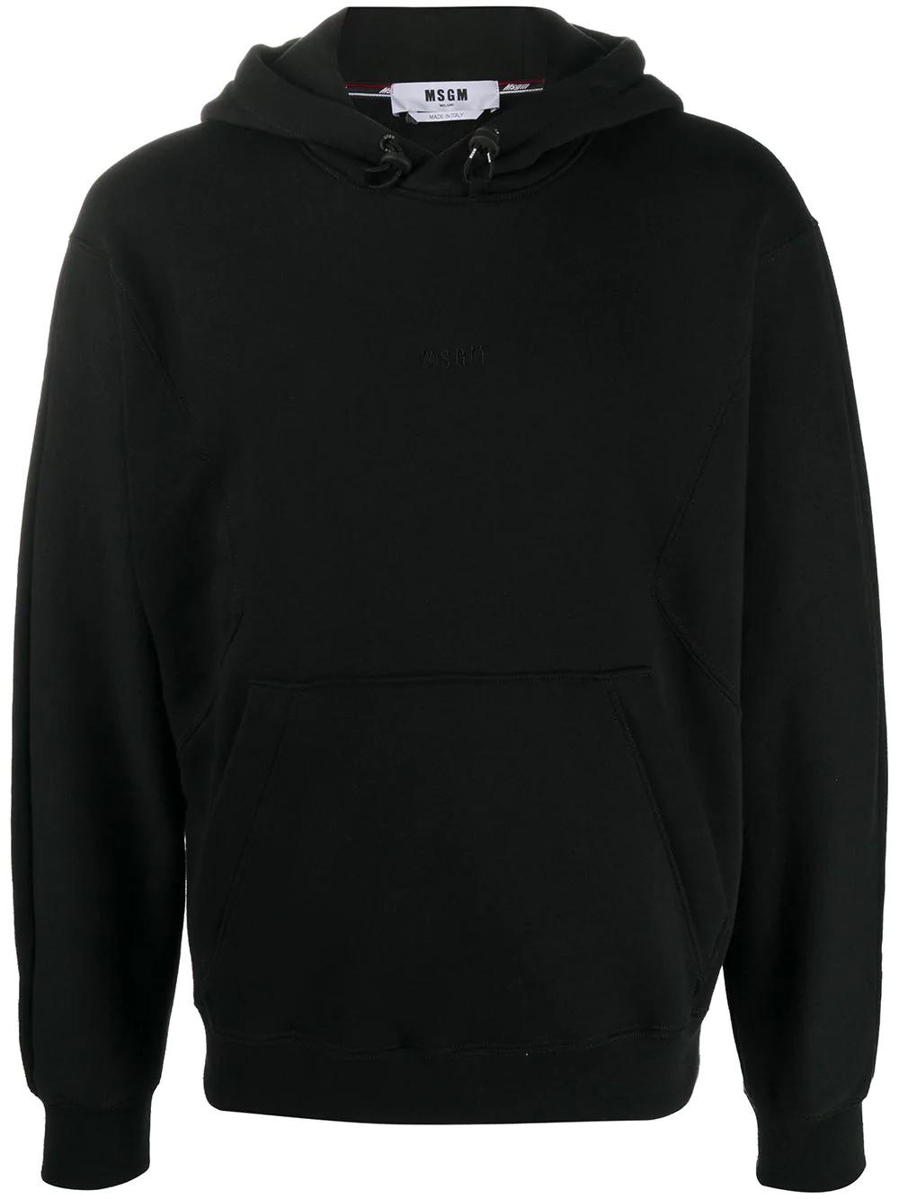 embroidered logo hoodie by MSGM