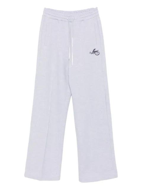 embroidered-logo sweatpants by MSGM