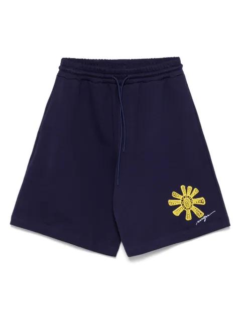embroidered shorts by MSGM