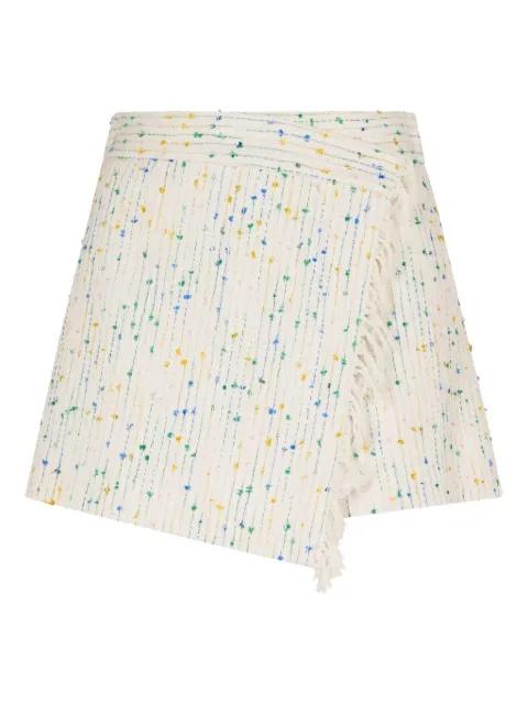 embroidered skorts by MSGM