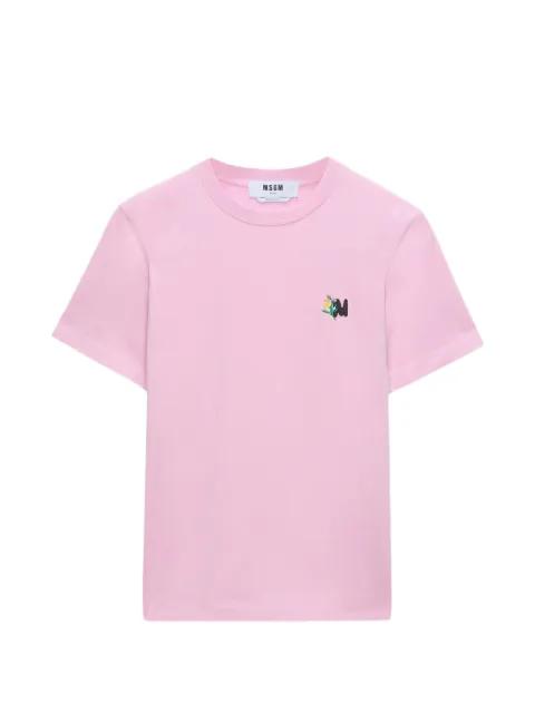 embroidery T-shirt by MSGM