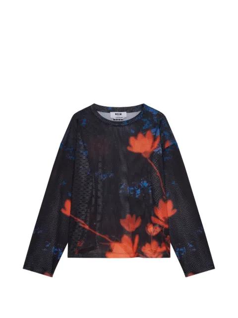 floral T-shirt by MSGM