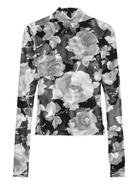 floral-detail top by MSGM