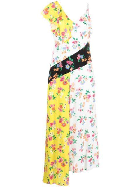 floral print midi dress by MSGM