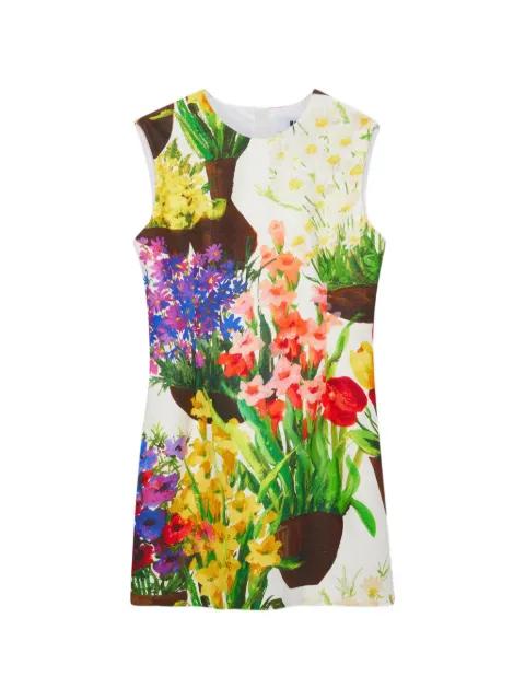 floral-print mini dress by MSGM