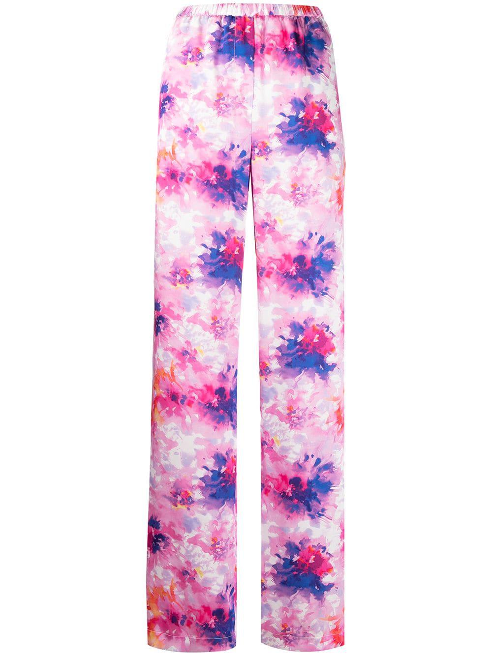 floral-print trousers by MSGM