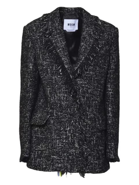 fringed blazer by MSGM
