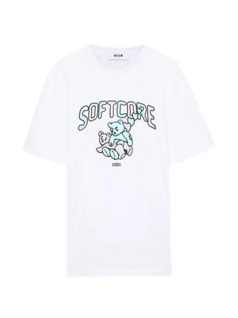 graphic-print T-shirt by MSGM