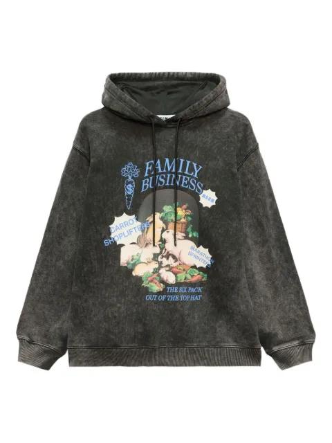graphic-print hoodie by MSGM