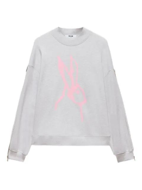 graphic-print sweatshirt by MSGM