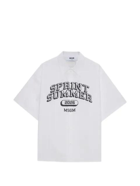 graphic shirt by MSGM