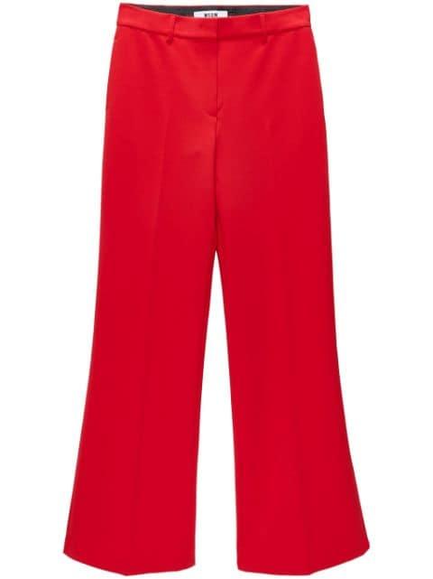 high-waist tailored trousers by MSGM