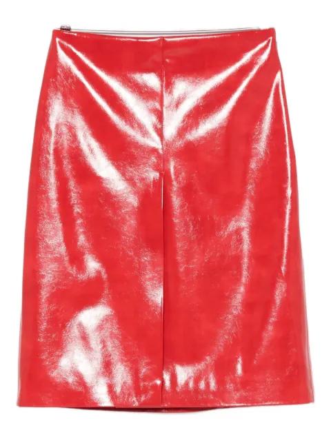 high-waisted fitted skirt by MSGM