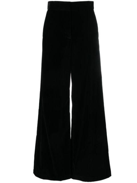 high-waisted flared trousers by MSGM