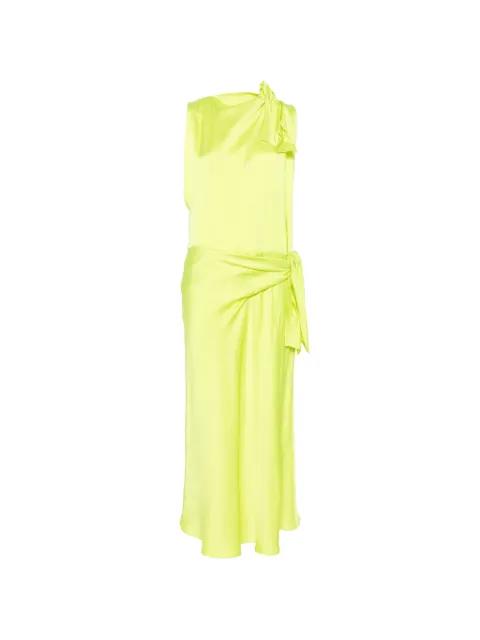 knotted midi dress by MSGM