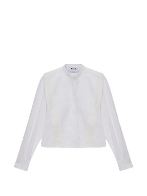 lace panel shirt by MSGM