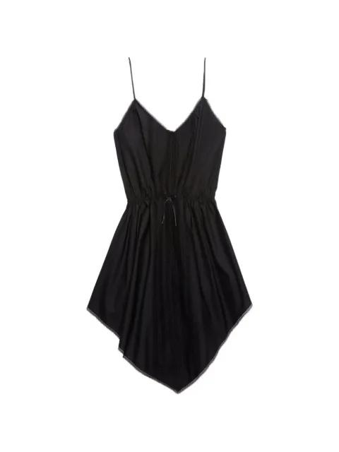 lace trim handkerchief asymmetric dress by MSGM