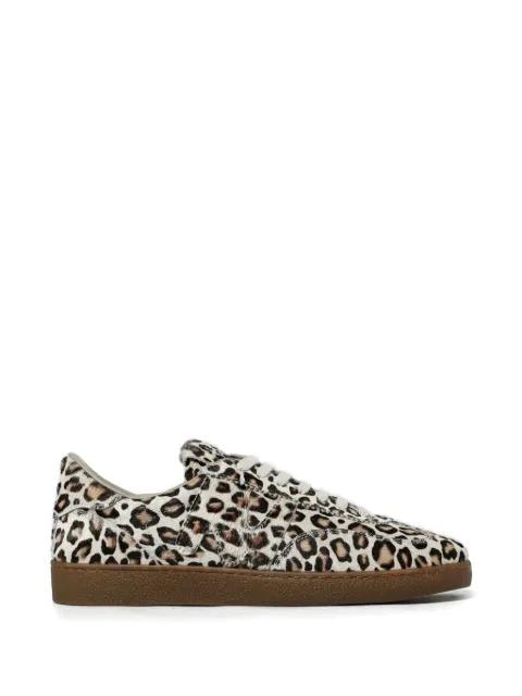 leopard-print sneakers by MSGM