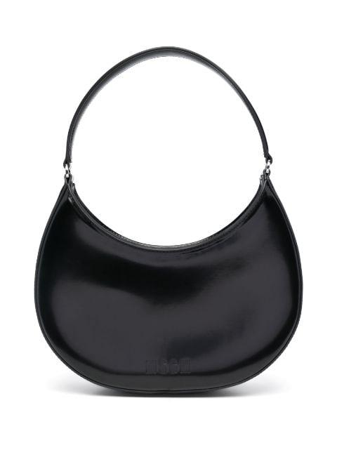 logo-debossed faux-leather by MSGM