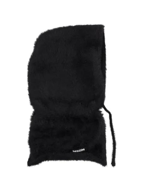 logo-detail balaclava by MSGM