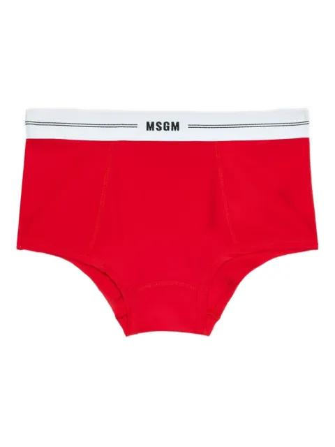 logo-detail briefs by MSGM
