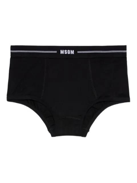 logo-detail briefs by MSGM