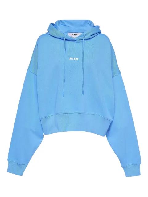 logo-detail hoodie by MSGM