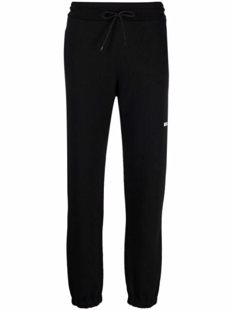 logo detail jersey sweatpants by MSGM