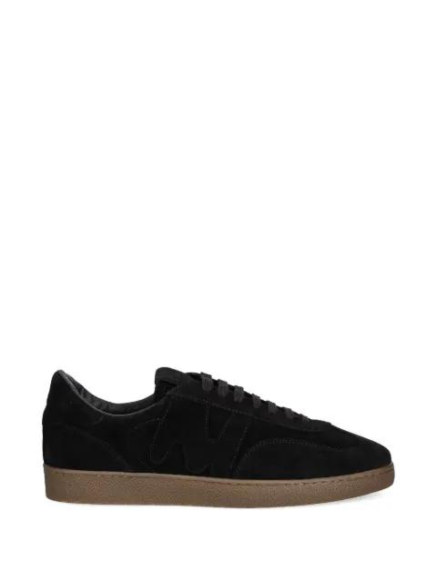 logo-detail leather sneakers by MSGM
