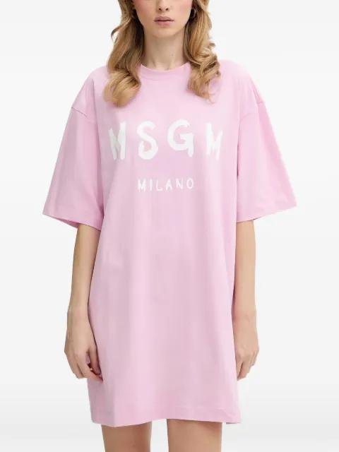 logo-detail mini dress by MSGM