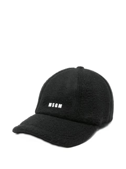 logo-embossed baseball cap by MSGM