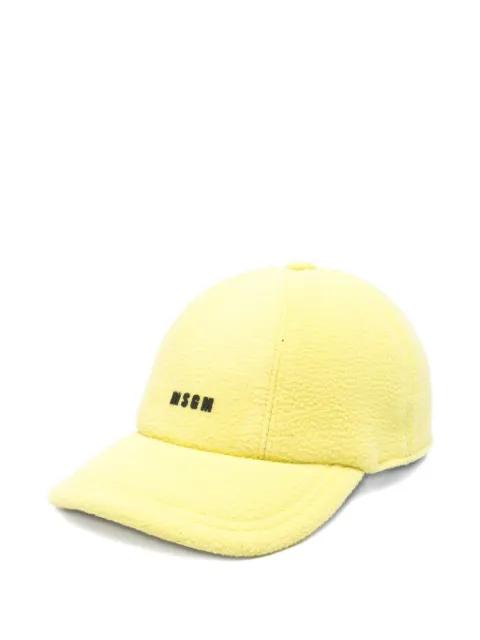 logo-embossed cap by MSGM